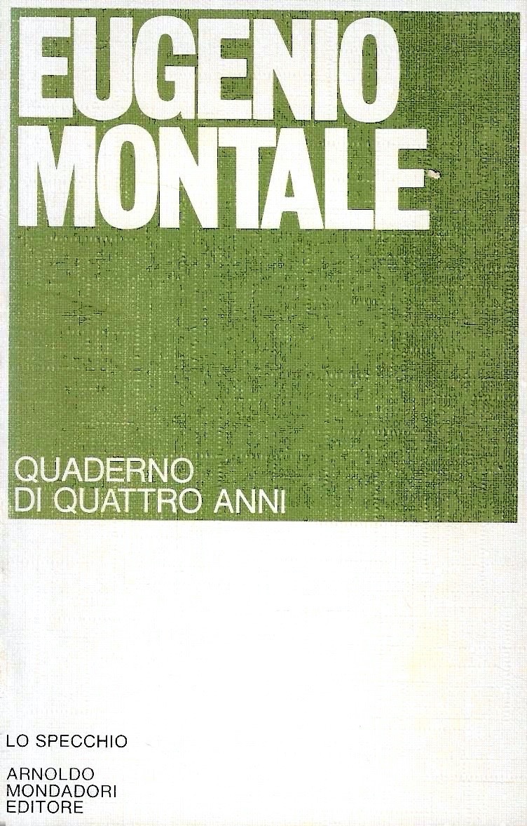 Prima Edizione ! Quaderno di quattro anni