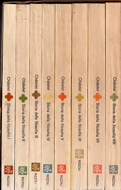 Prima Edizione! Storia della filosofia ( 8 vol.)
