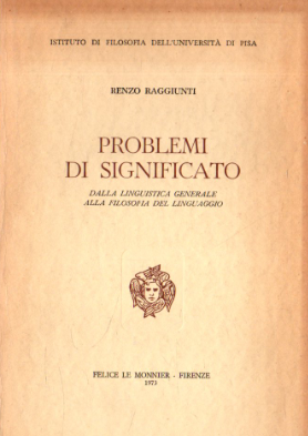 Problemi di significato