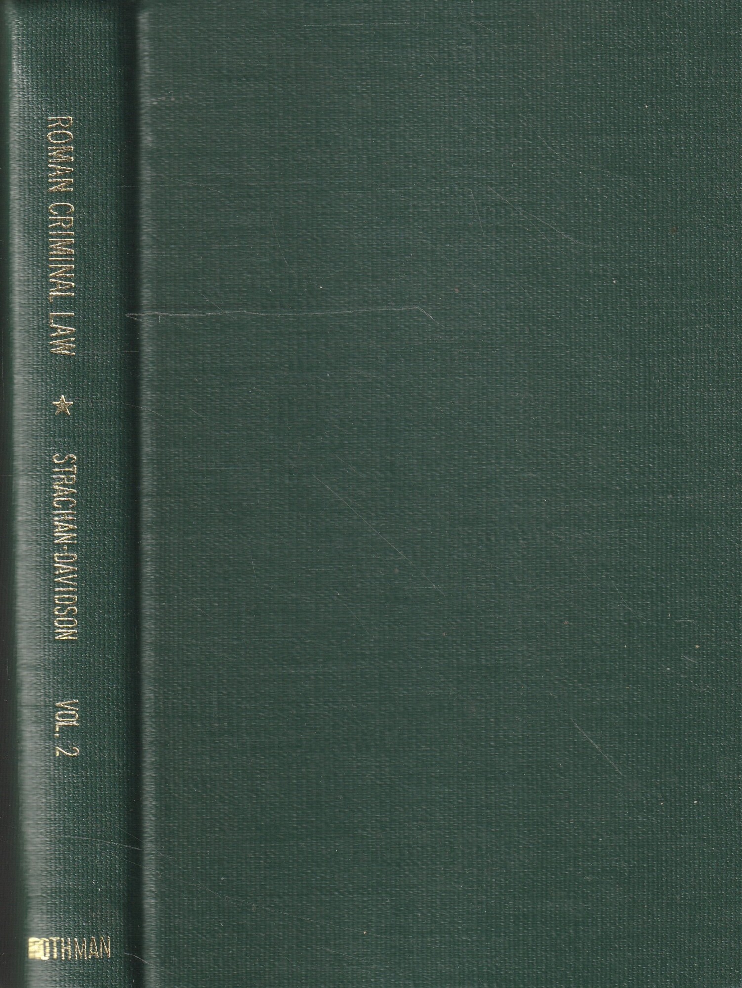 Problems of the roman criminal law Volume 2