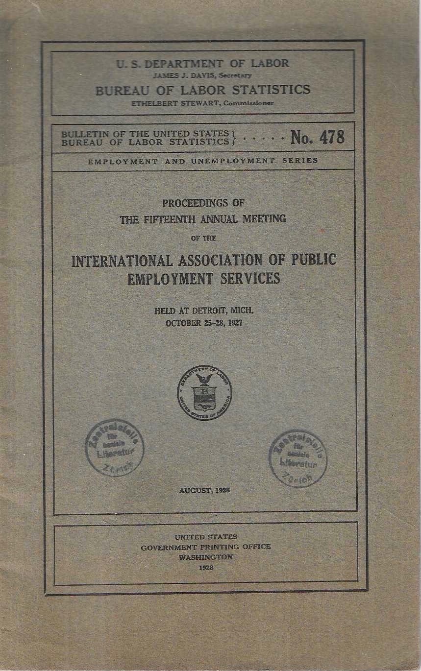 Proceedings of the fifteenth annual meeting of the International Association …