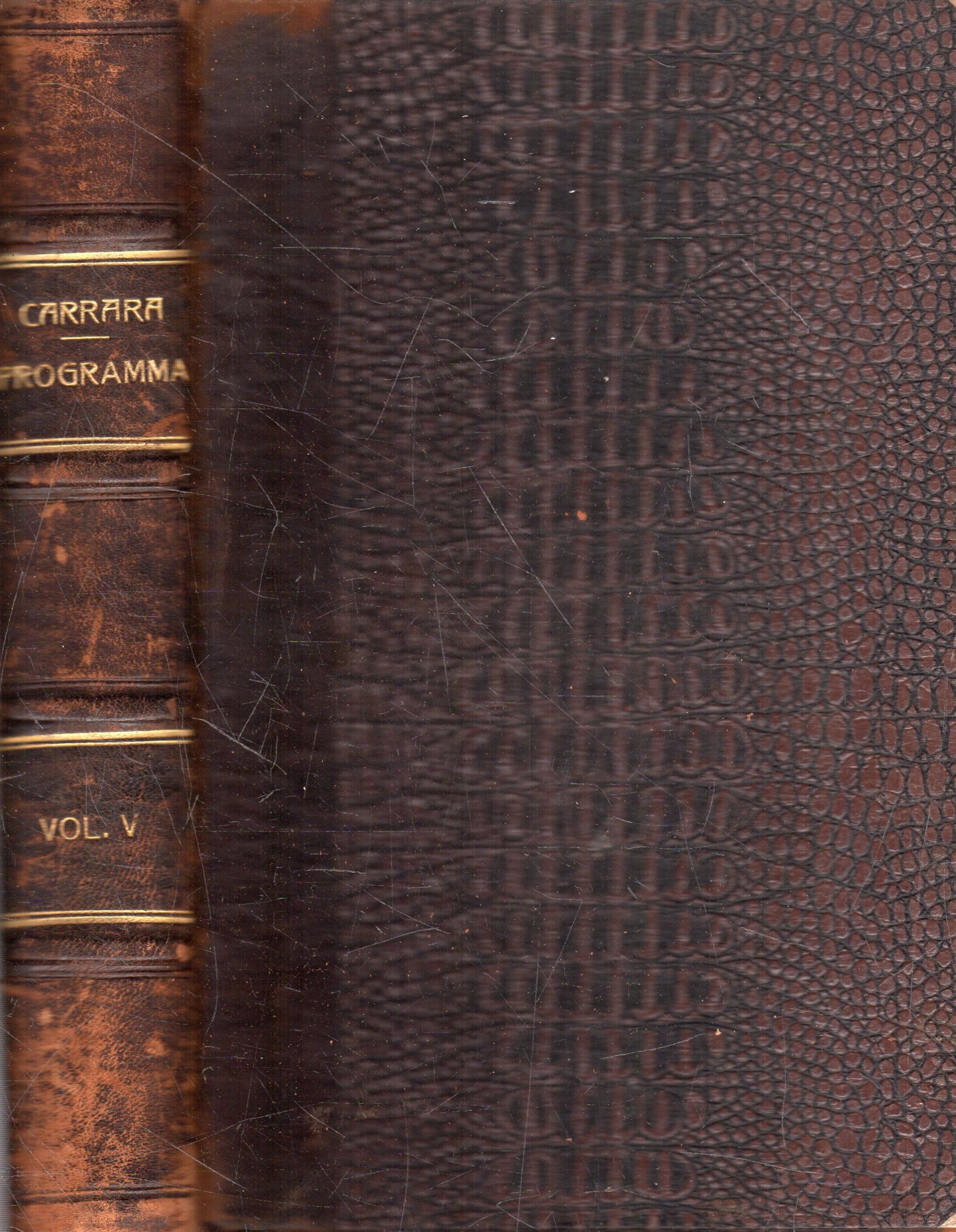 Programma del Corso di diritto Criminale dettato nella R. Università …