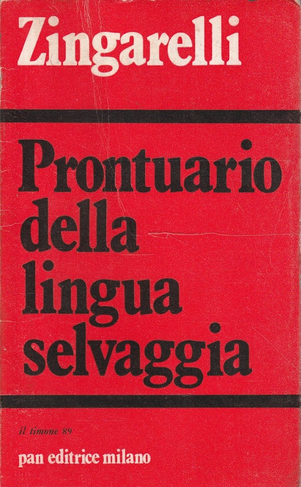 Prontuario della lingua selvaggia