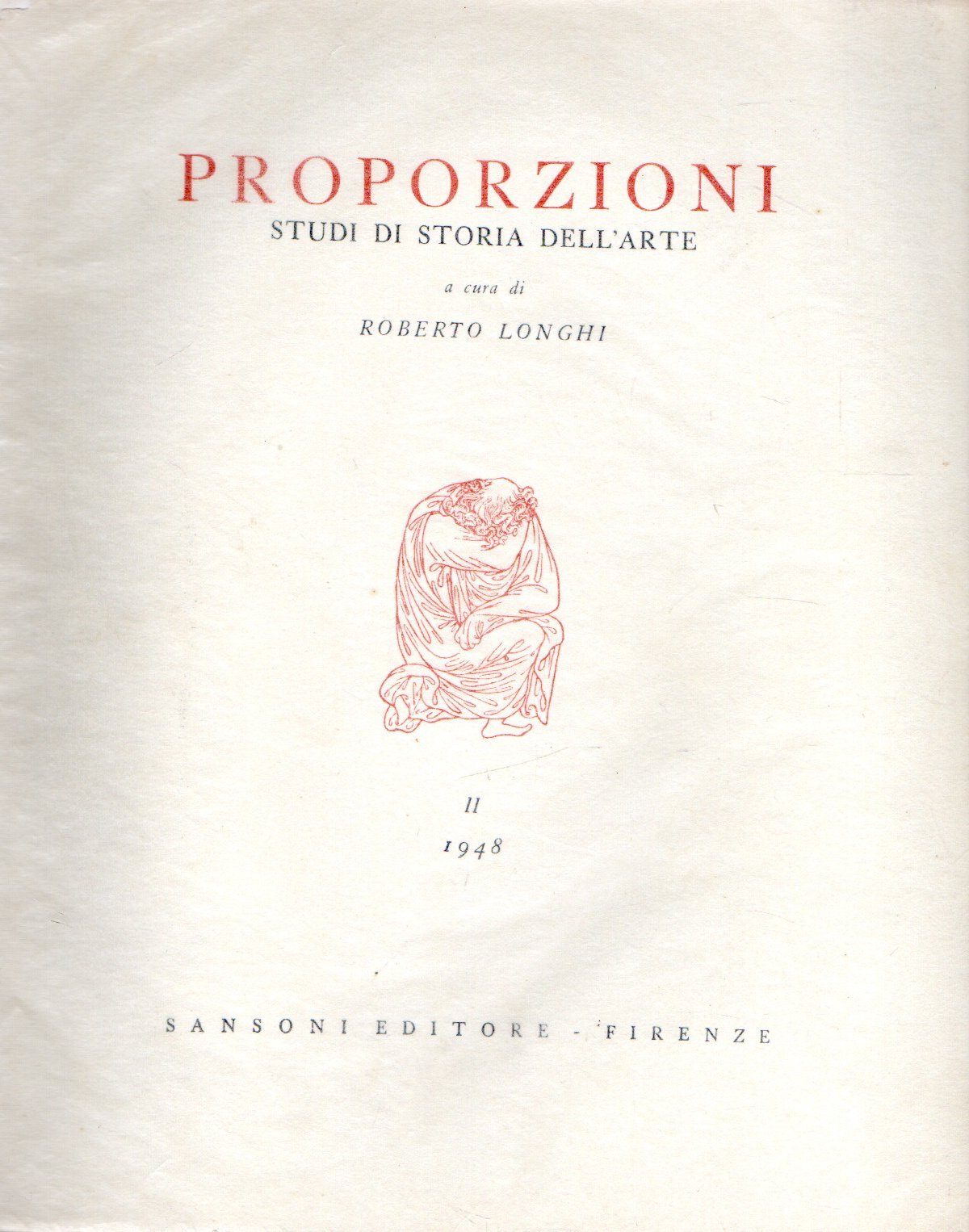 Proporzioni : Studi di storia dell'arte