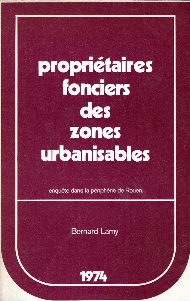 Proprietaires fonciers des zones urbanisables : Enquete dans la peripherie …