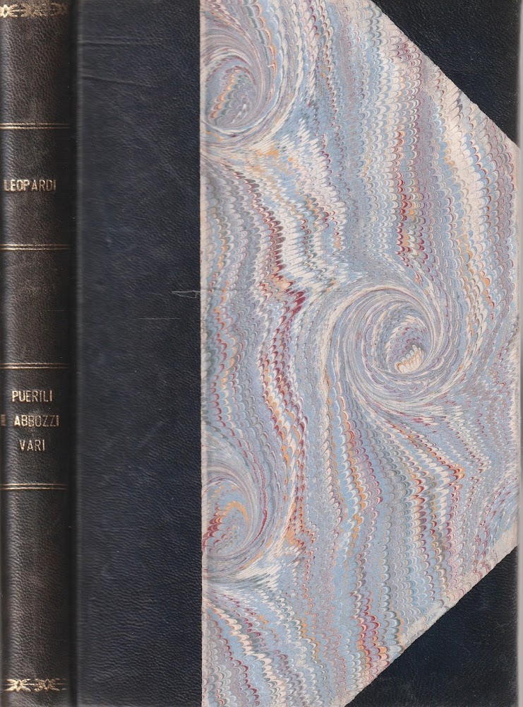 Puerili e abbozzi vari di Giacomo Leopardi a cura di …