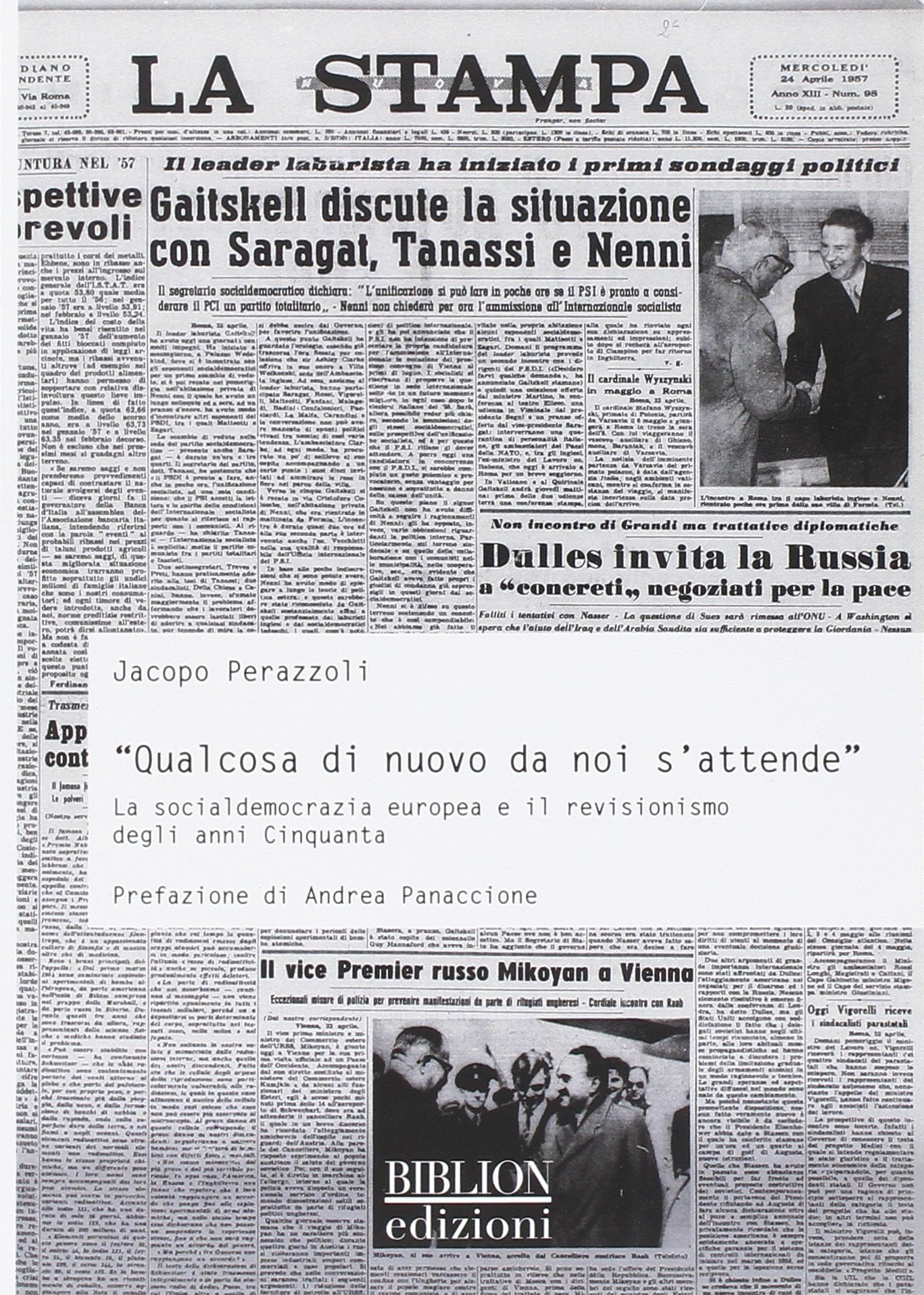 «Qualcosa di nuovo da noi s'attende». La socialdemocrazia europea e …