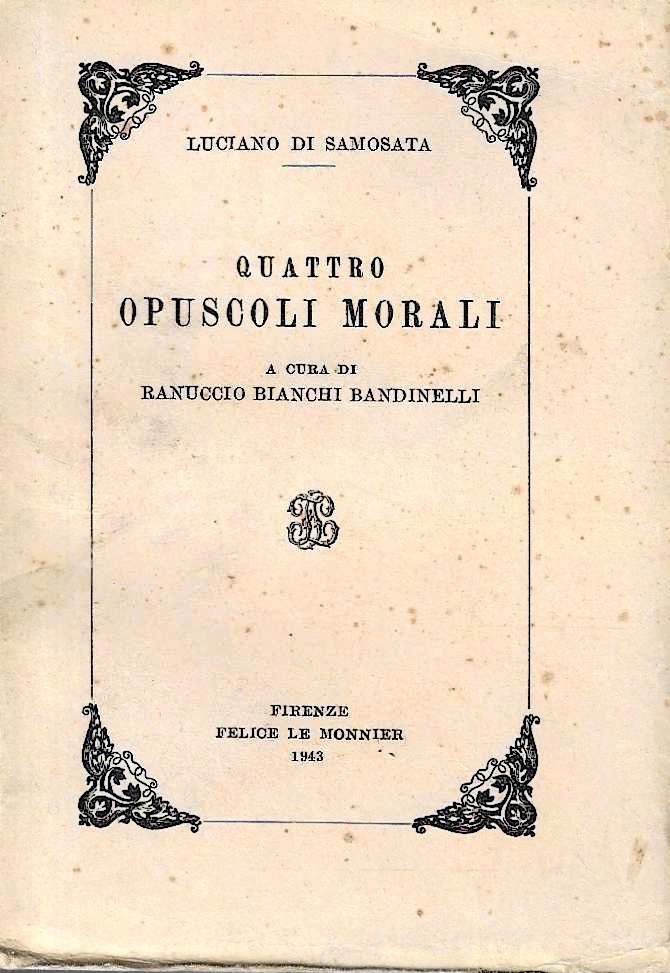 Quattro opuscoli morali