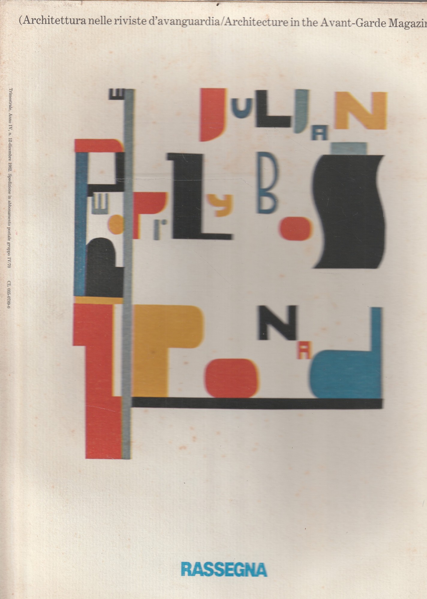 "Rassegna" n.12 (Architettura nelle riviste d'avanguardia)