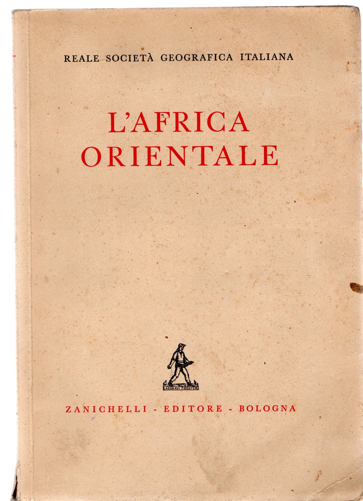 Reale Società Geografica Italiana, L'Africa orientale.