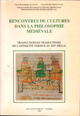 Rencontres de cultures dans la philosophie médiévale