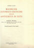 Ricerche istorico-critiche delle antichità di Este. Parte prima