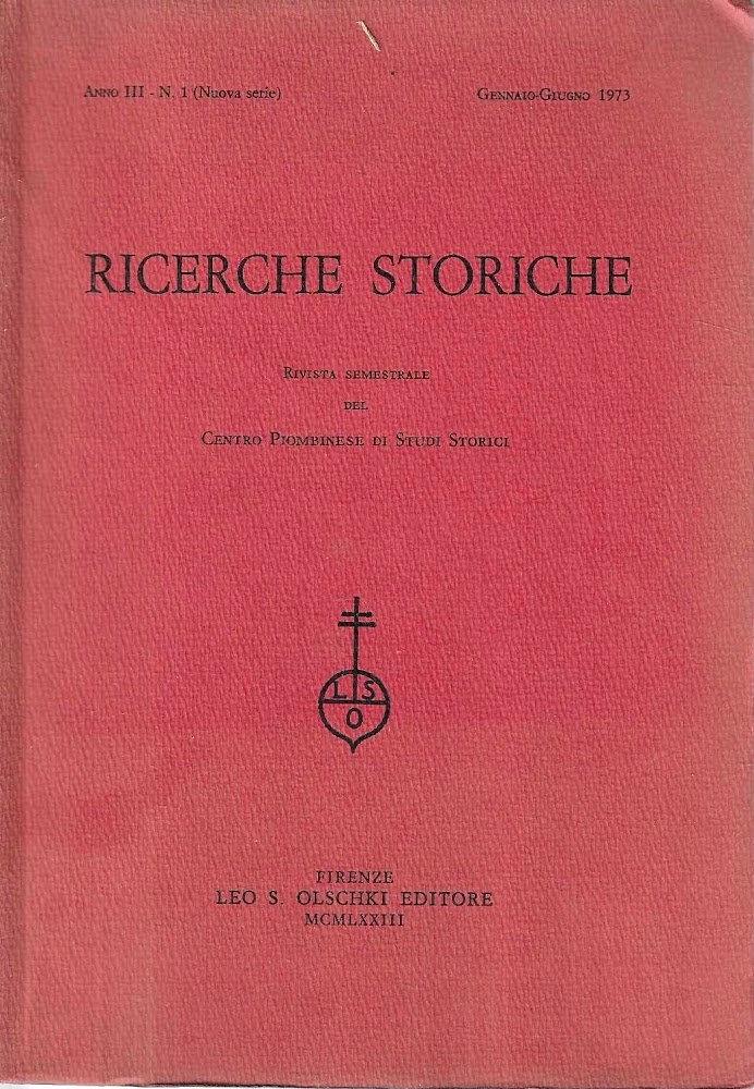 Ricerche storiche. Rivista semestrale del Centro Piombinese di Studi Storici. …