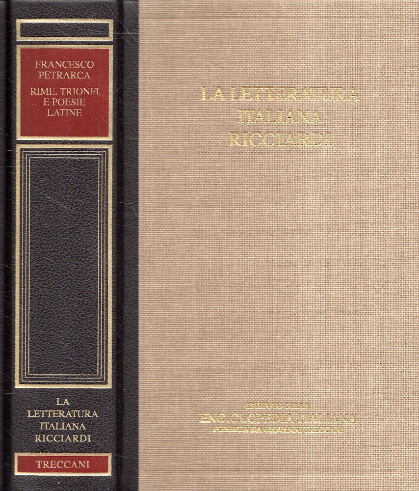 Rime, Trionfi e Poesie Latine