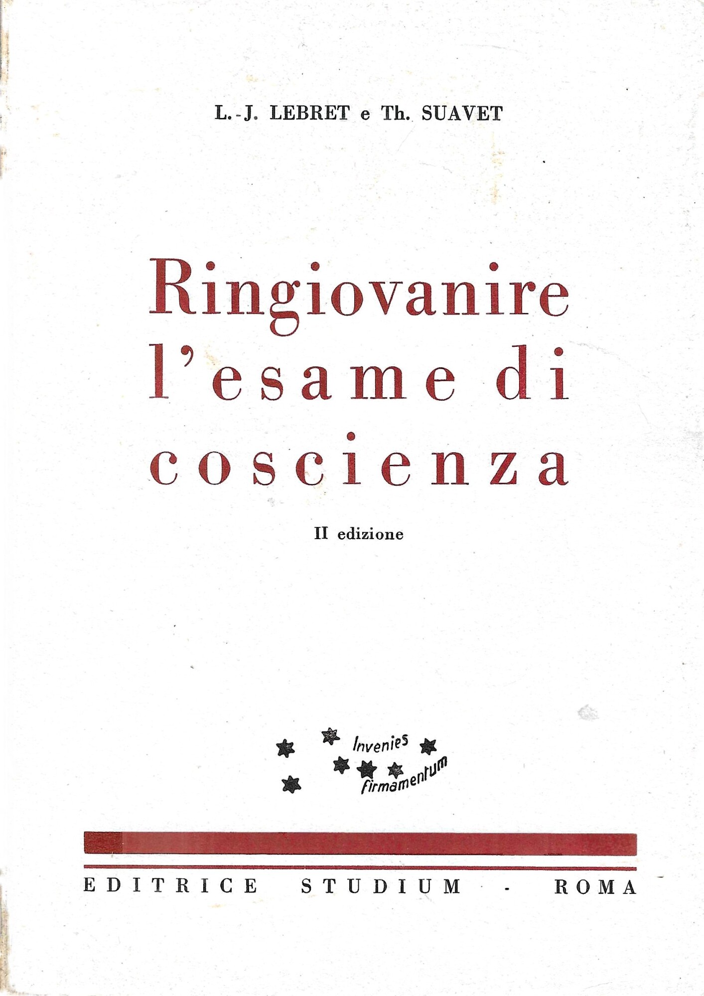 Ringiovanire l'esame di coscienza