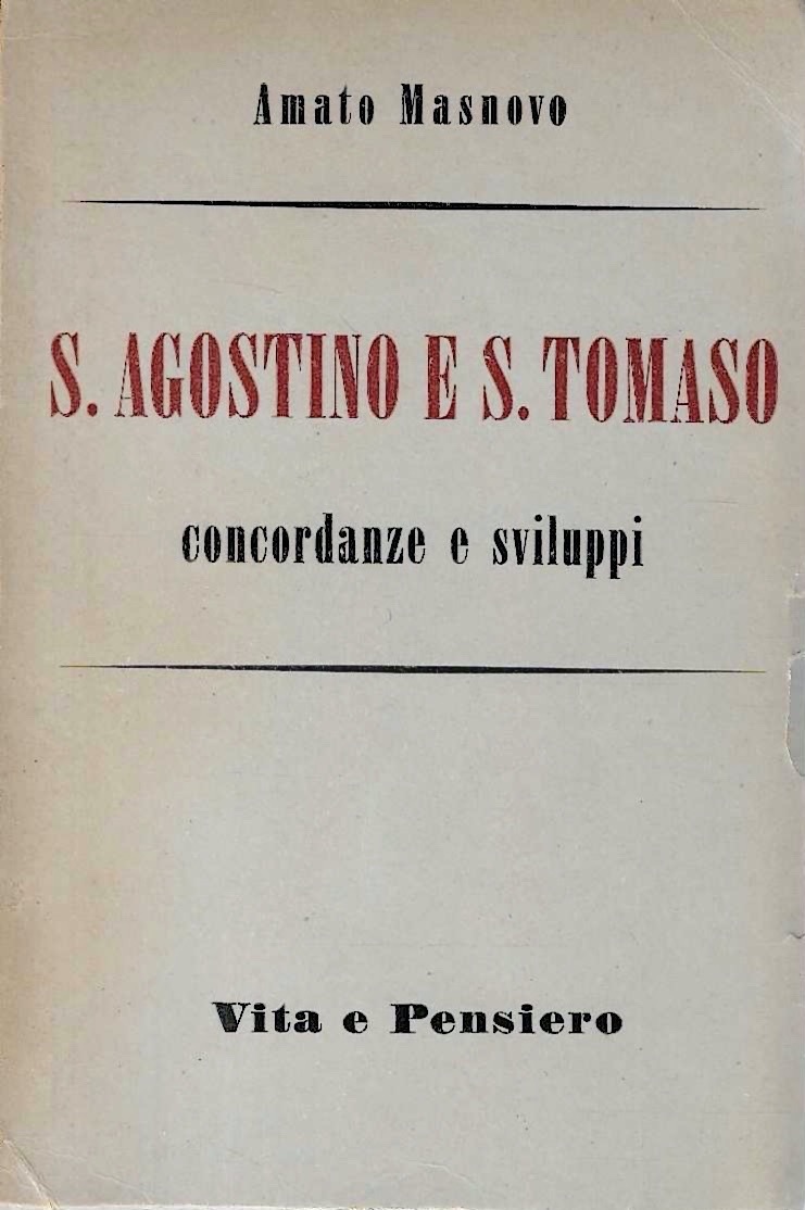 S. Agostino e S. Tomaso. Concordanze e sviluppi