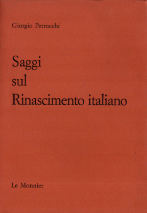 Saggi sul Rinascimento italiano
