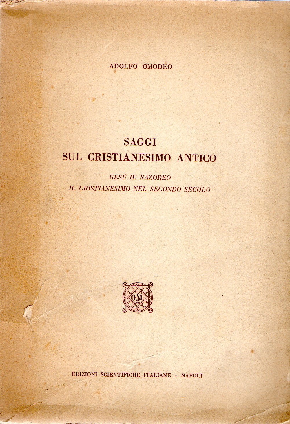 Saggio sul Cristianesimo Antico