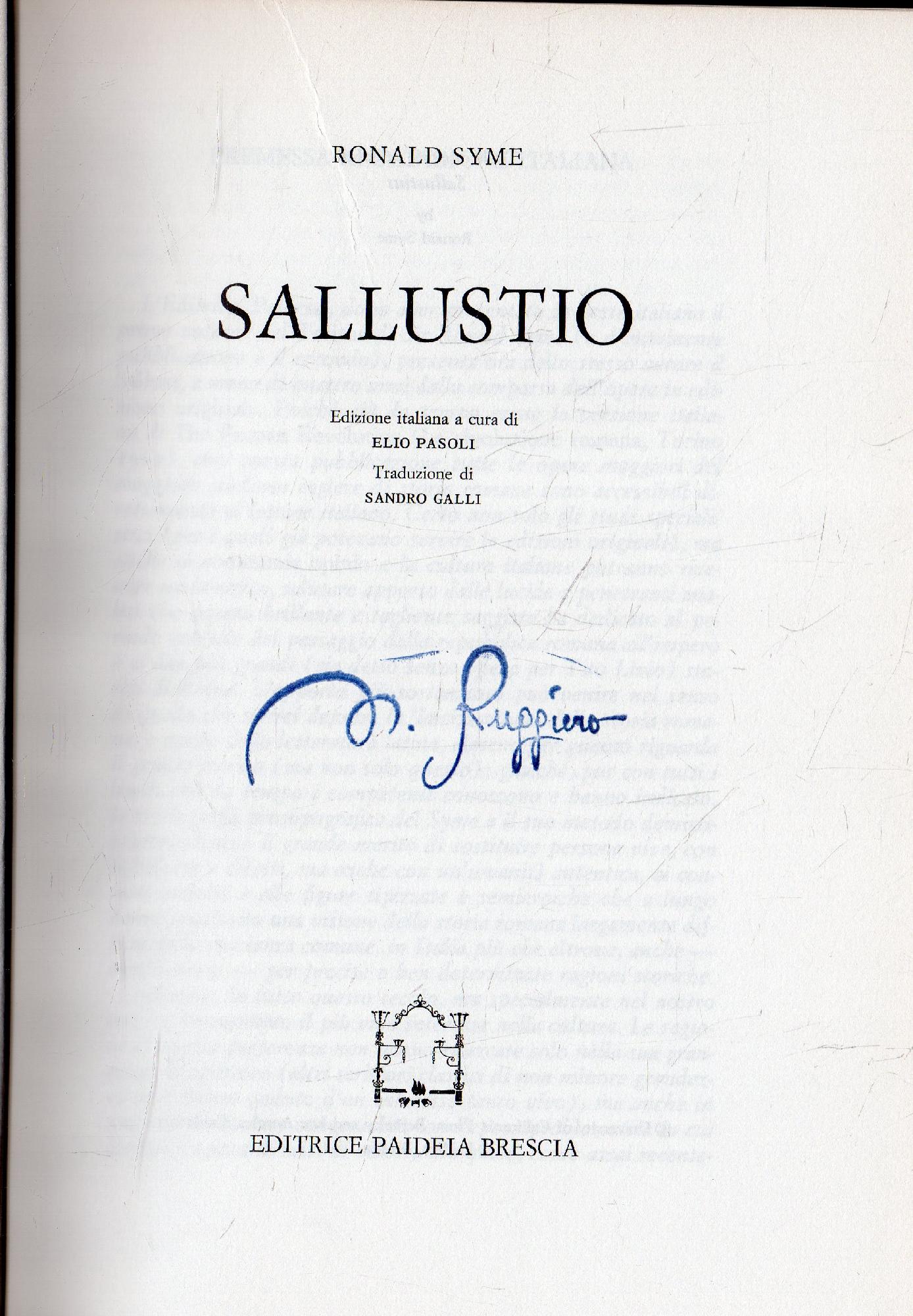Sallustio