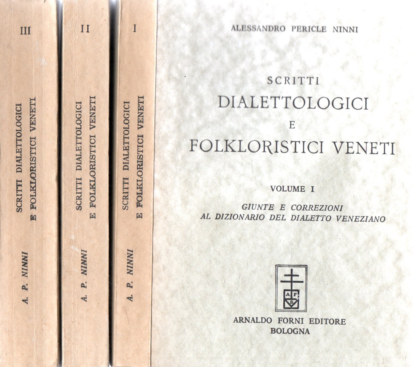 Scritti Dialettologici e Folkloristici Veneti (3 vol.)