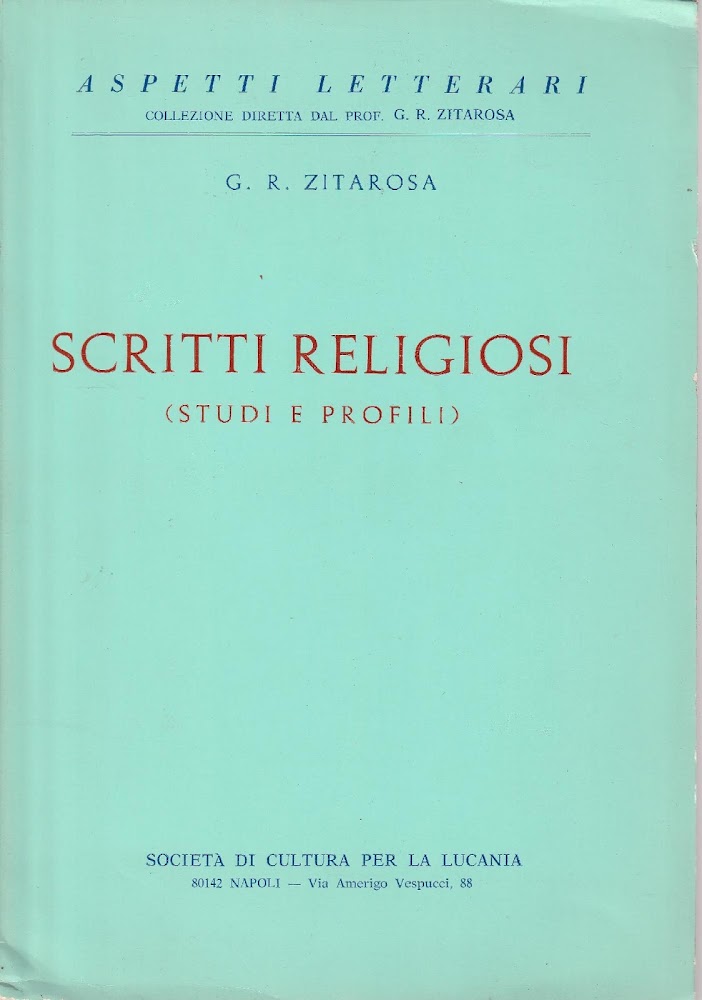 Scritti religiosi (studi e profili)