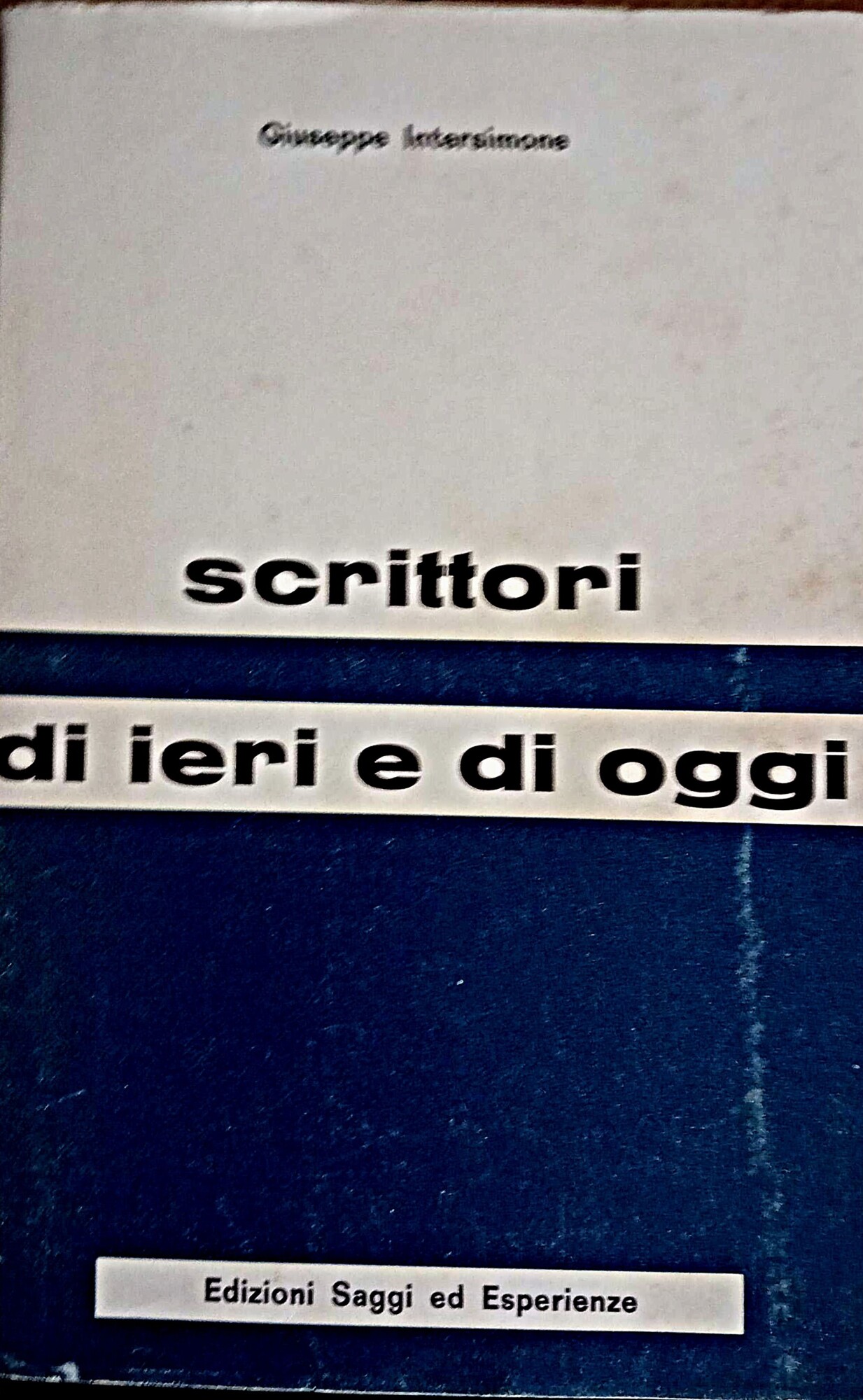 Scrittori di ieri e di oggi