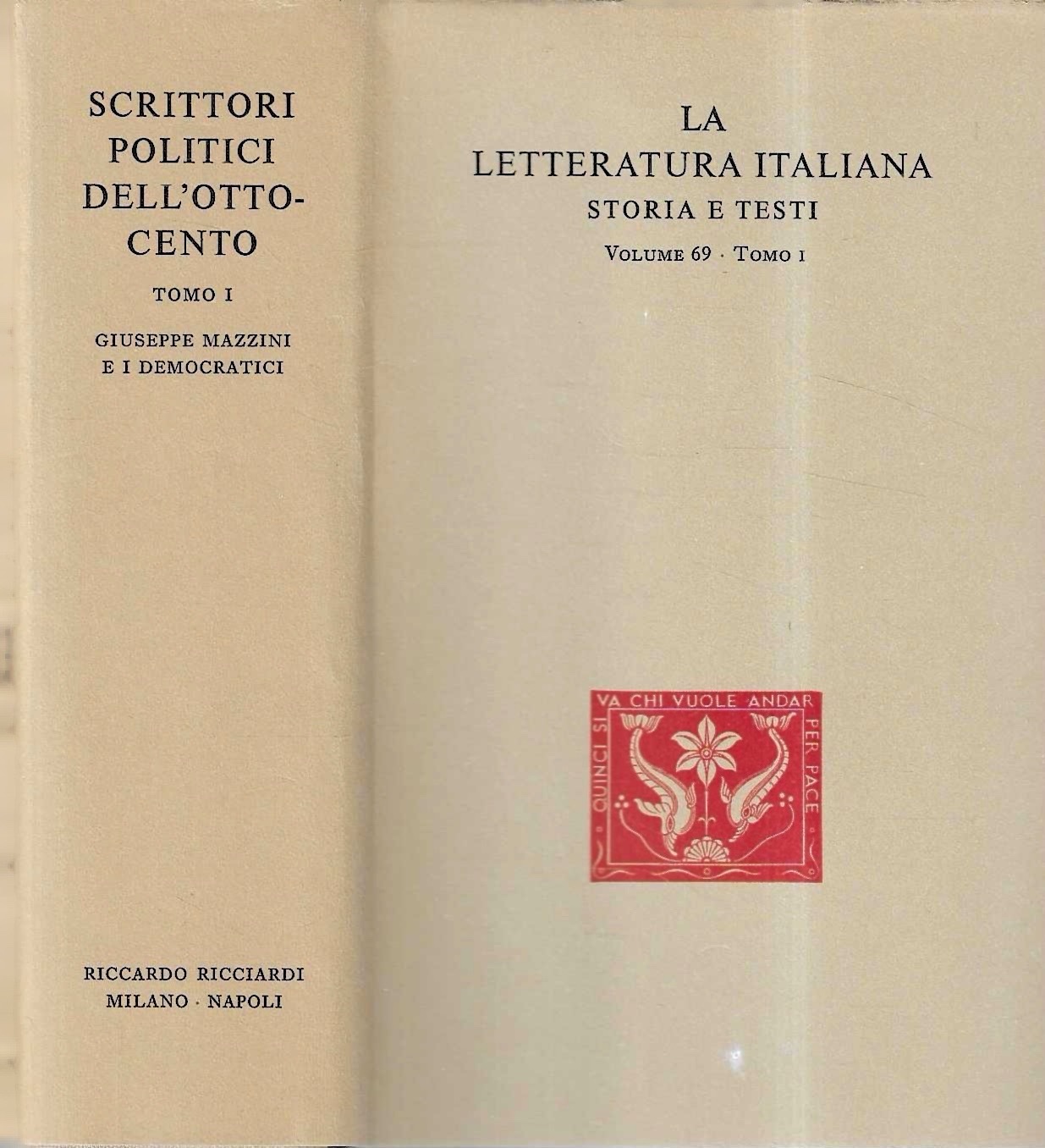 Scrittori politici dell'Ottocento - Tomo I - Giuseppe Mazzini e …