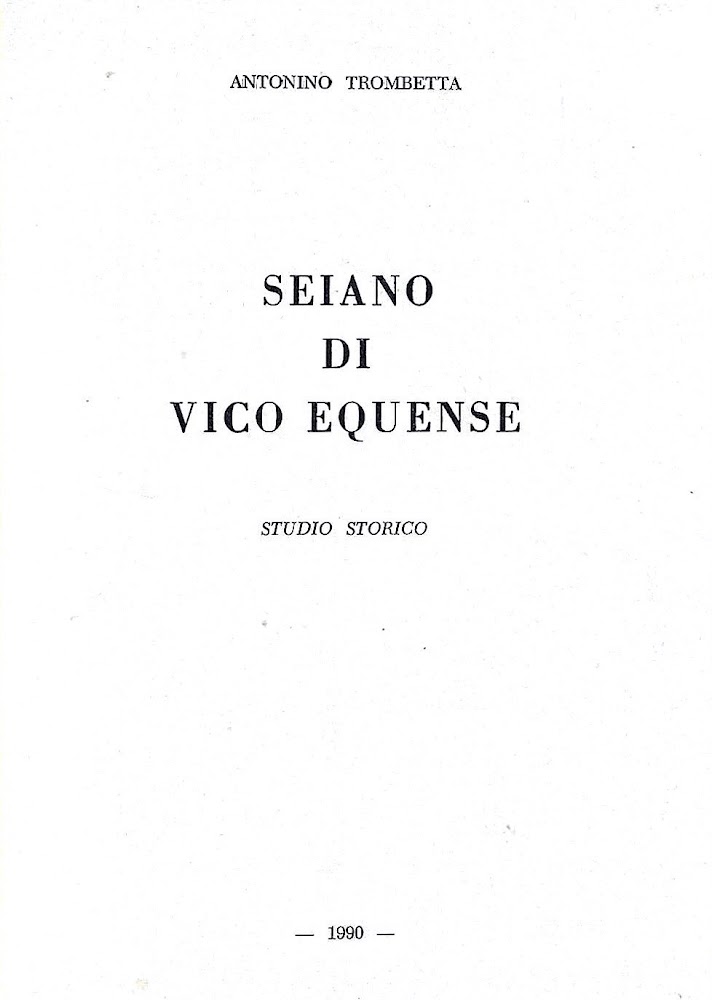 Seiano di Vico Equense. Studio storico
