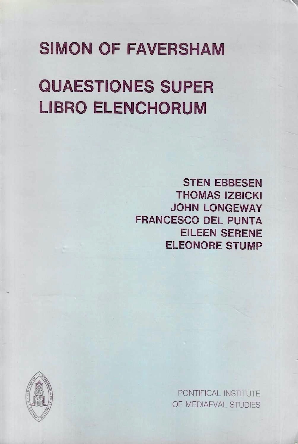 Simon of Faversham: Quaestiones Super Libro Elenchorum