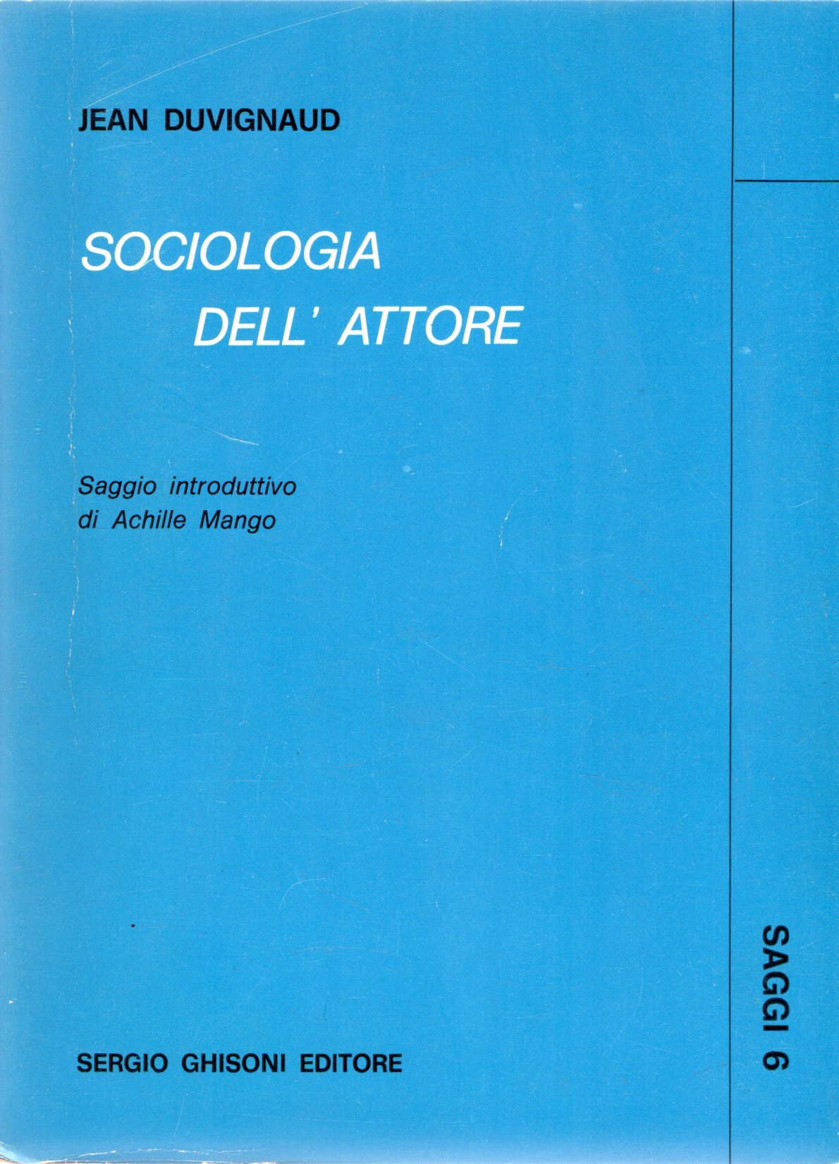 Sociologia dell'attore