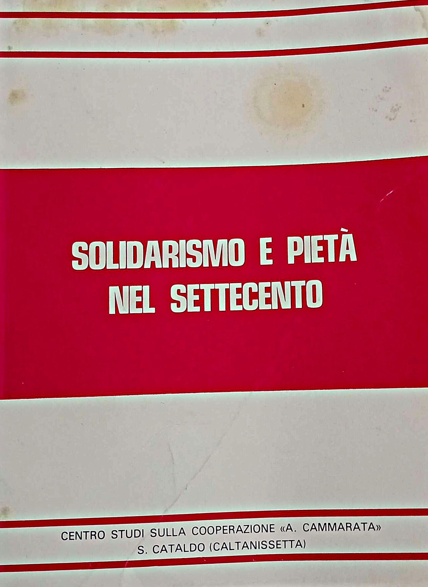 Solidarismo e pietà nel settecento, Statuti della comunia del clero, …