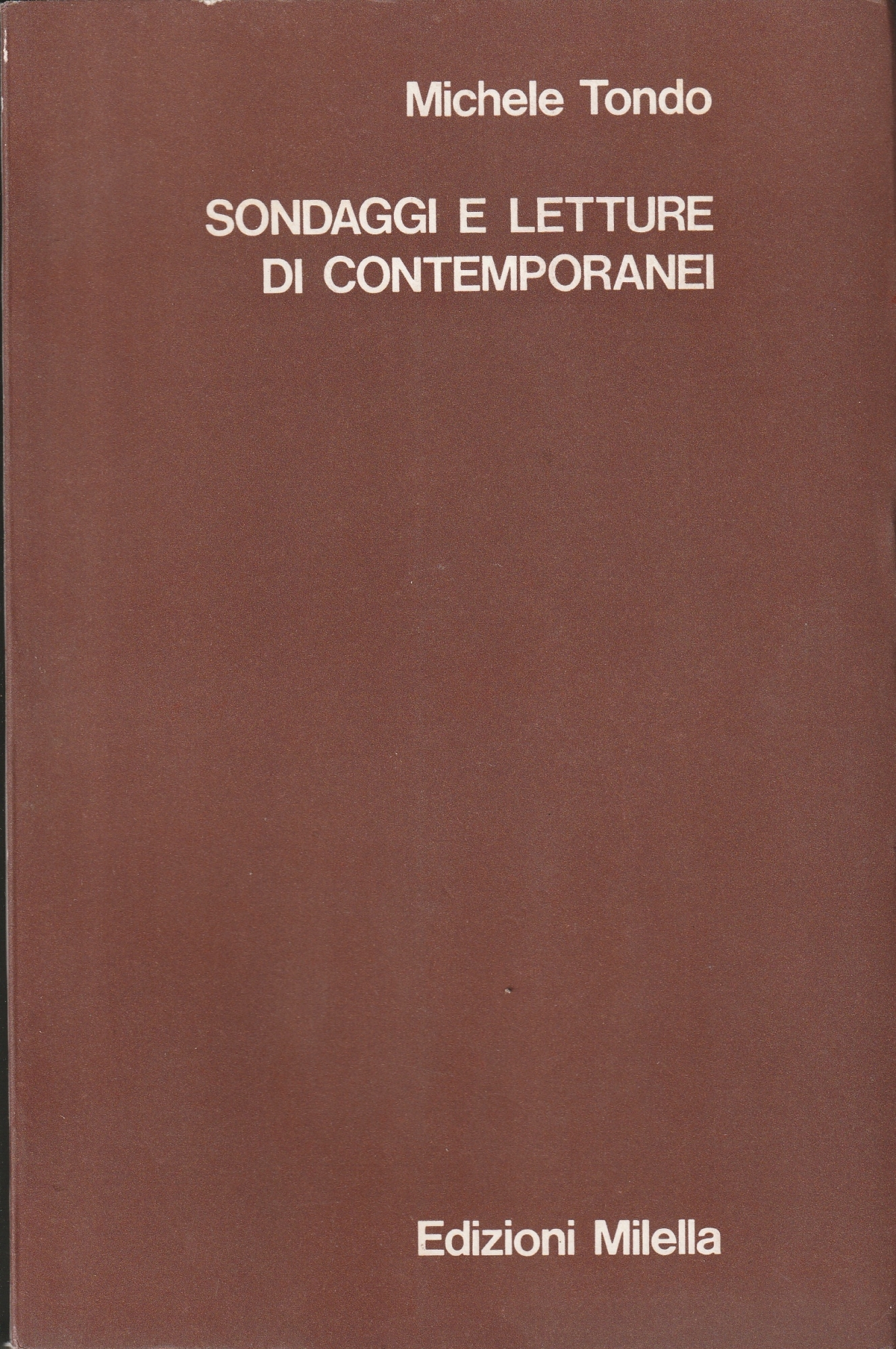 Sondaggi e letture di contemporane