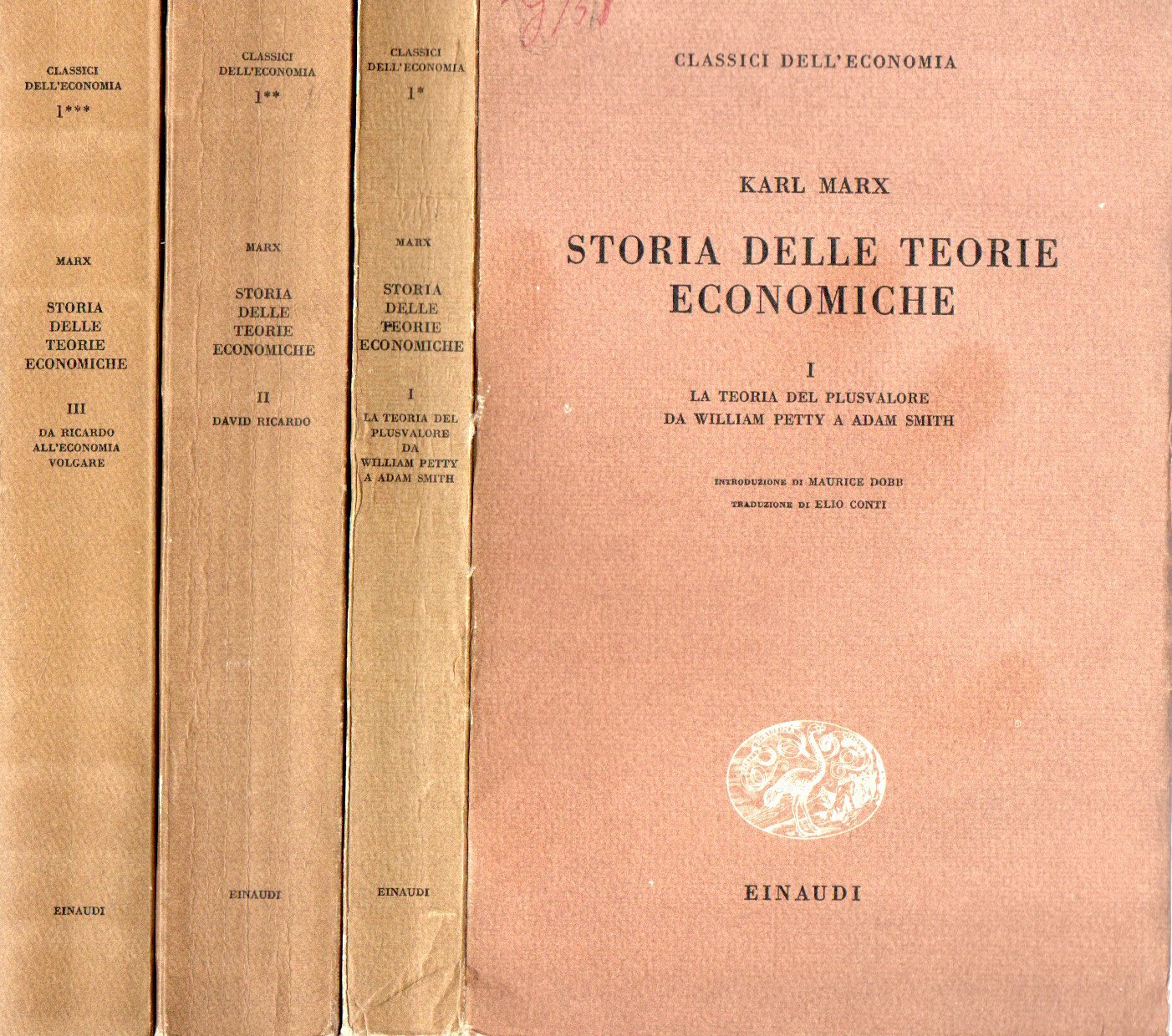 Storia delle teorie economiche (3 vol.)