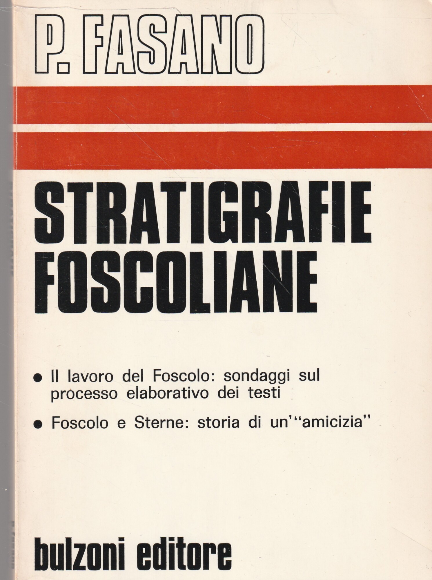 Stratigrafie foscoliane