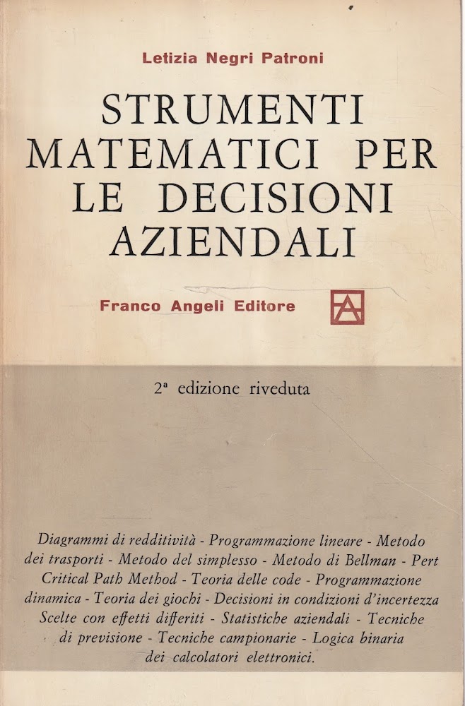 Strumenti matematici per le decisioni aziendali