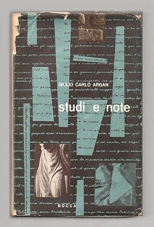 Studi e note