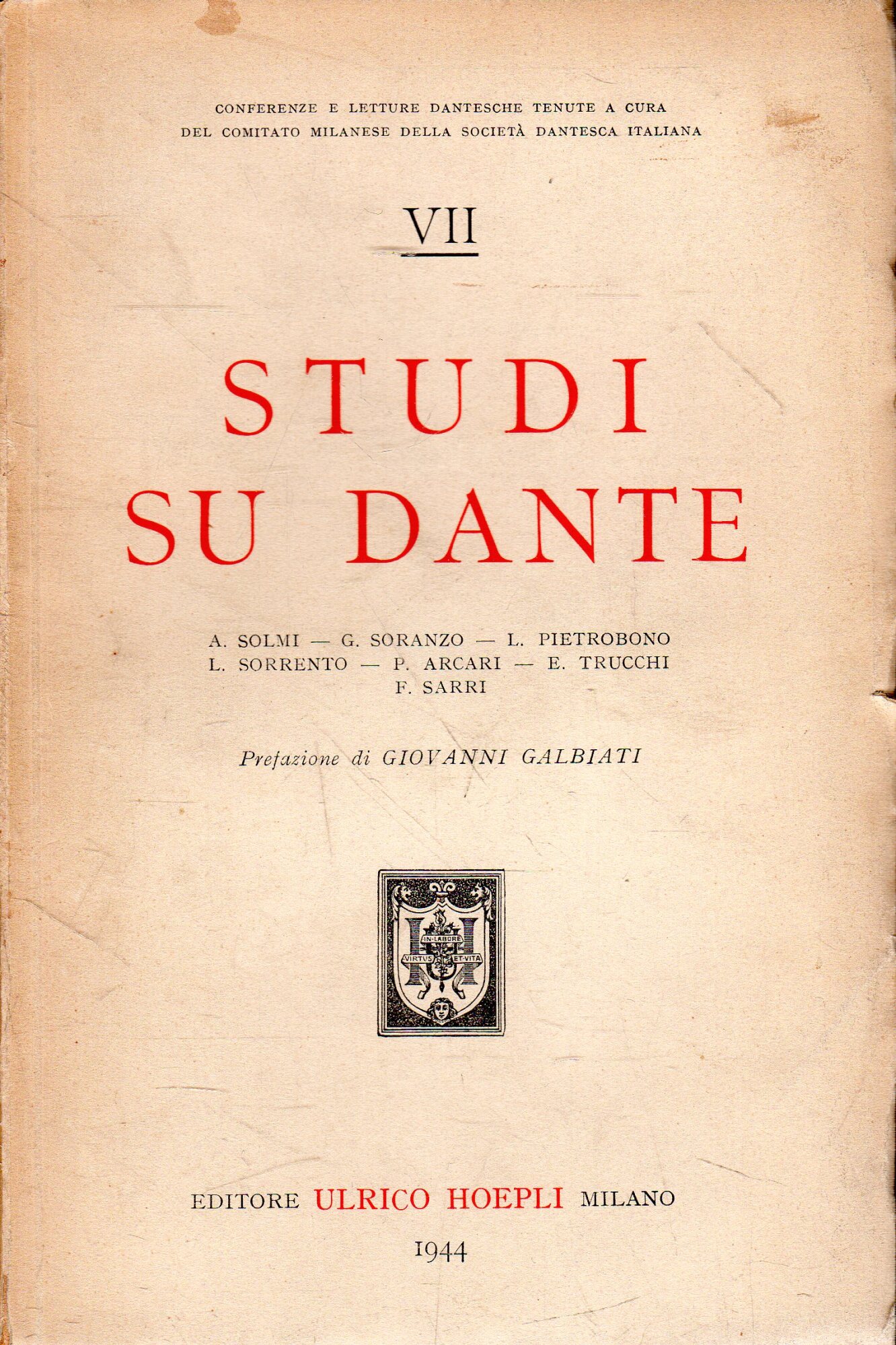 Studi su Dante