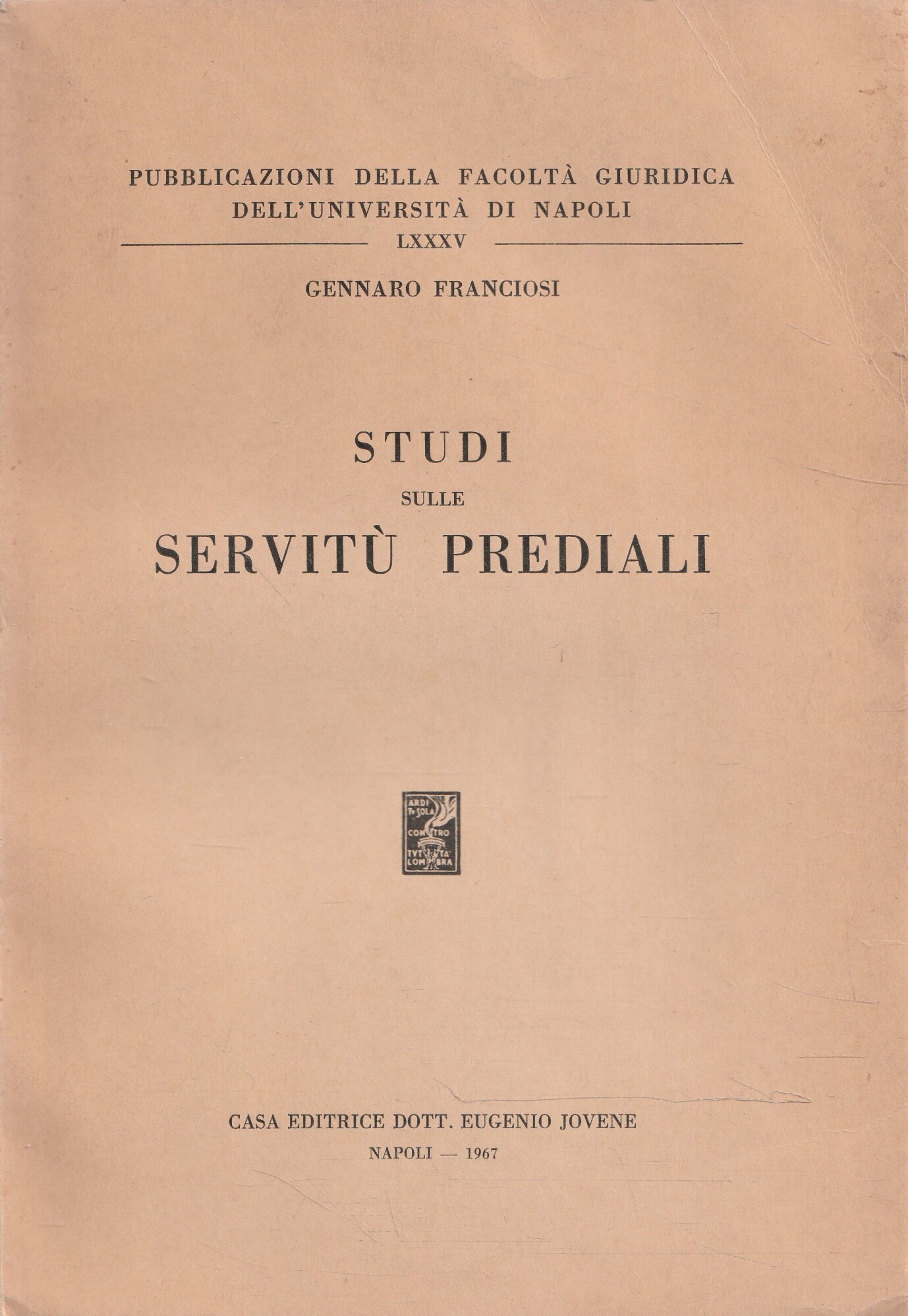 Studi sulle servitù prediali