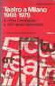 TEATRO A MILANO 1968 - 1978