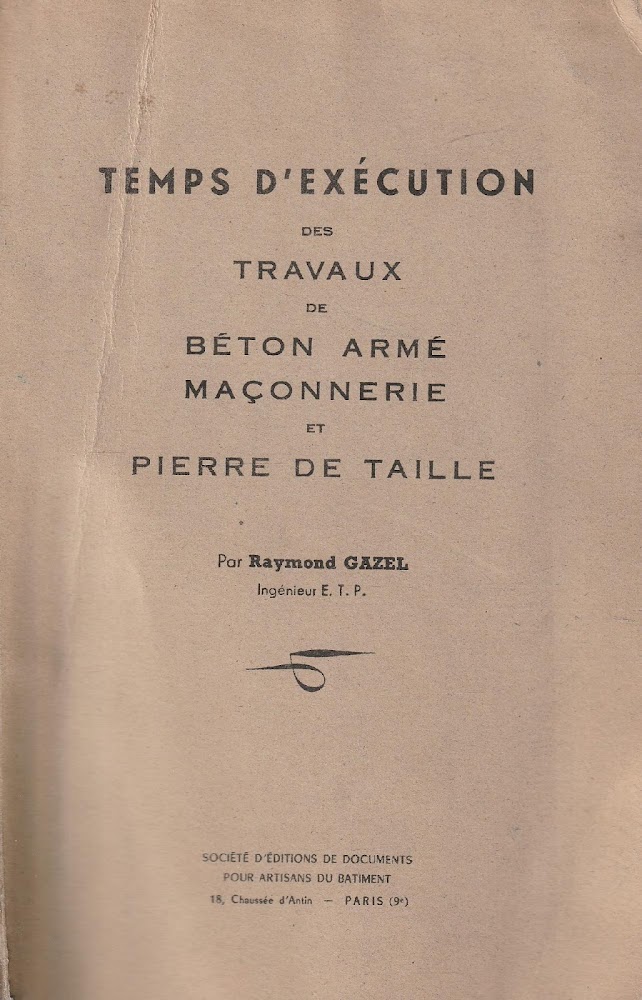 Temps d' exécution des travaux de Béton Armé Maconnerie et …