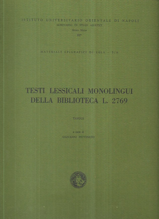 Testi amministrativi della biblioteca L. 2769 - Parte I - …