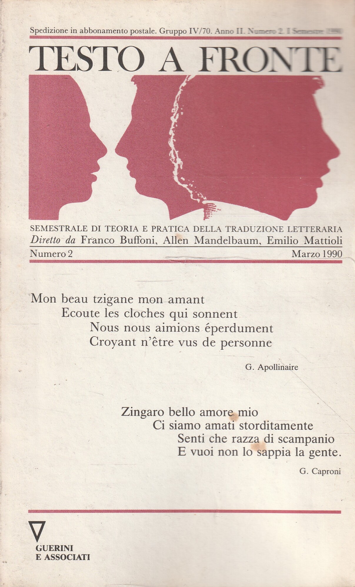 Testo a fronte n^ 2, marzo 1990