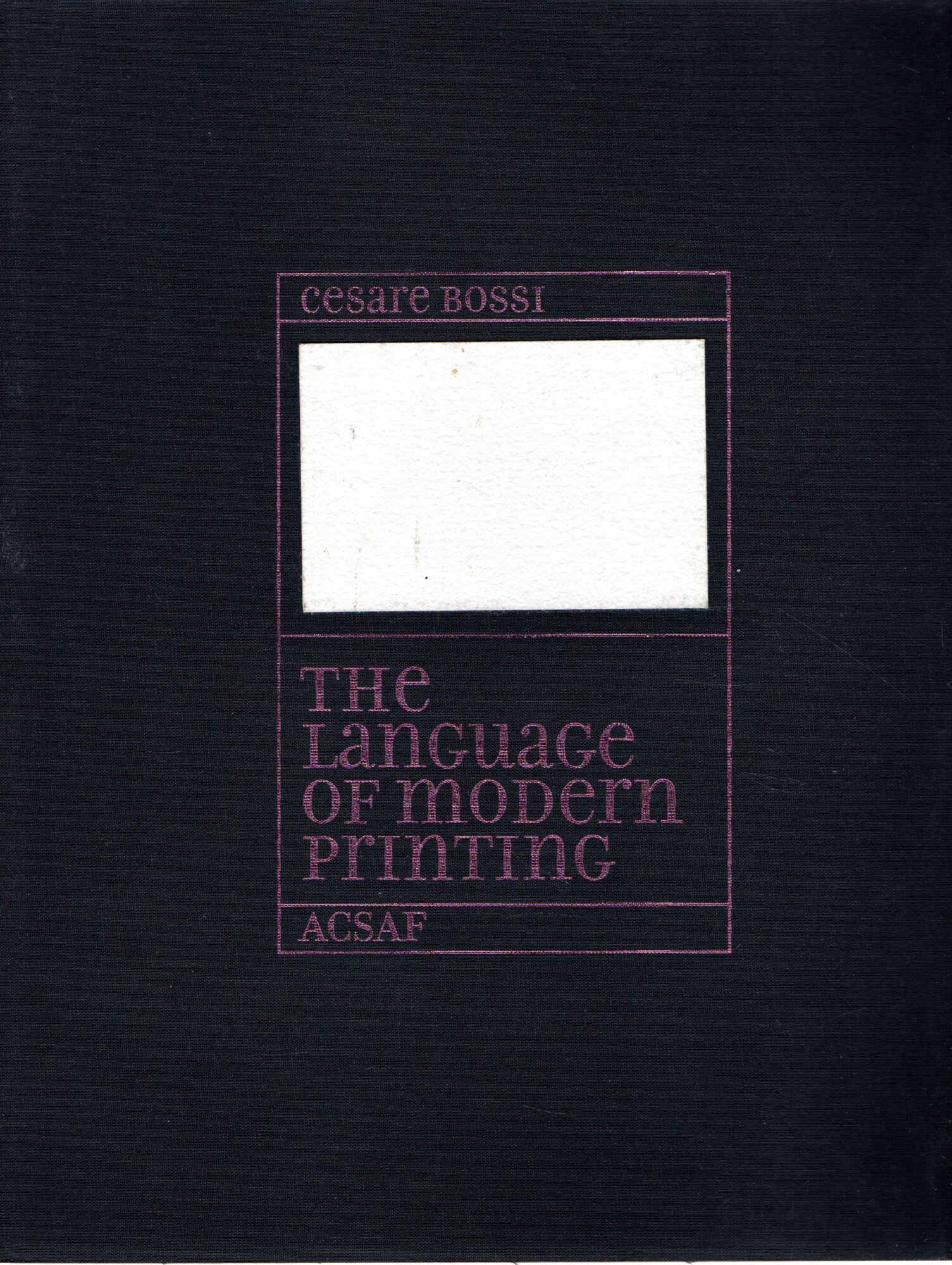 The language of modern printing