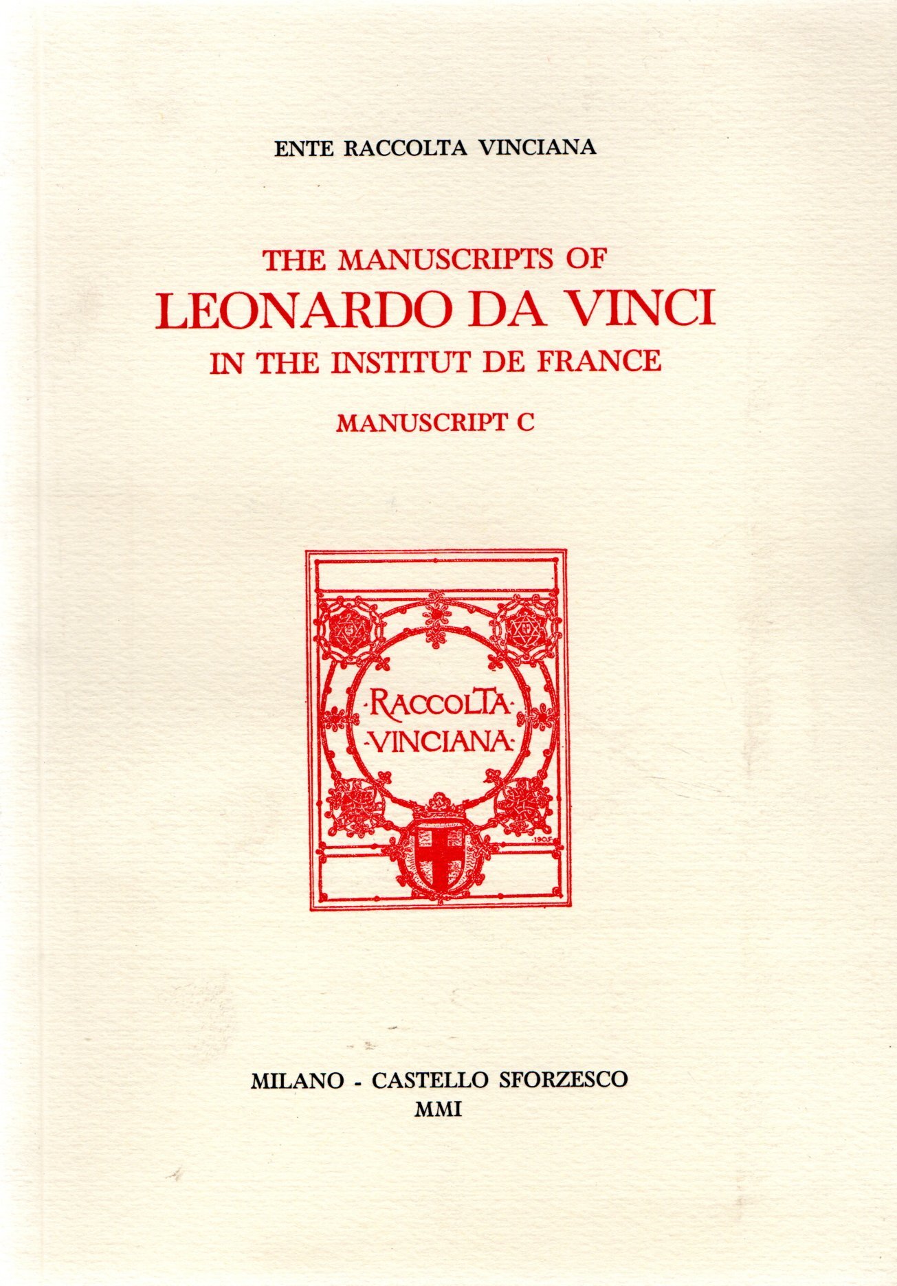 The Manuscripts of Leonardo da Vinci in the Institut de …