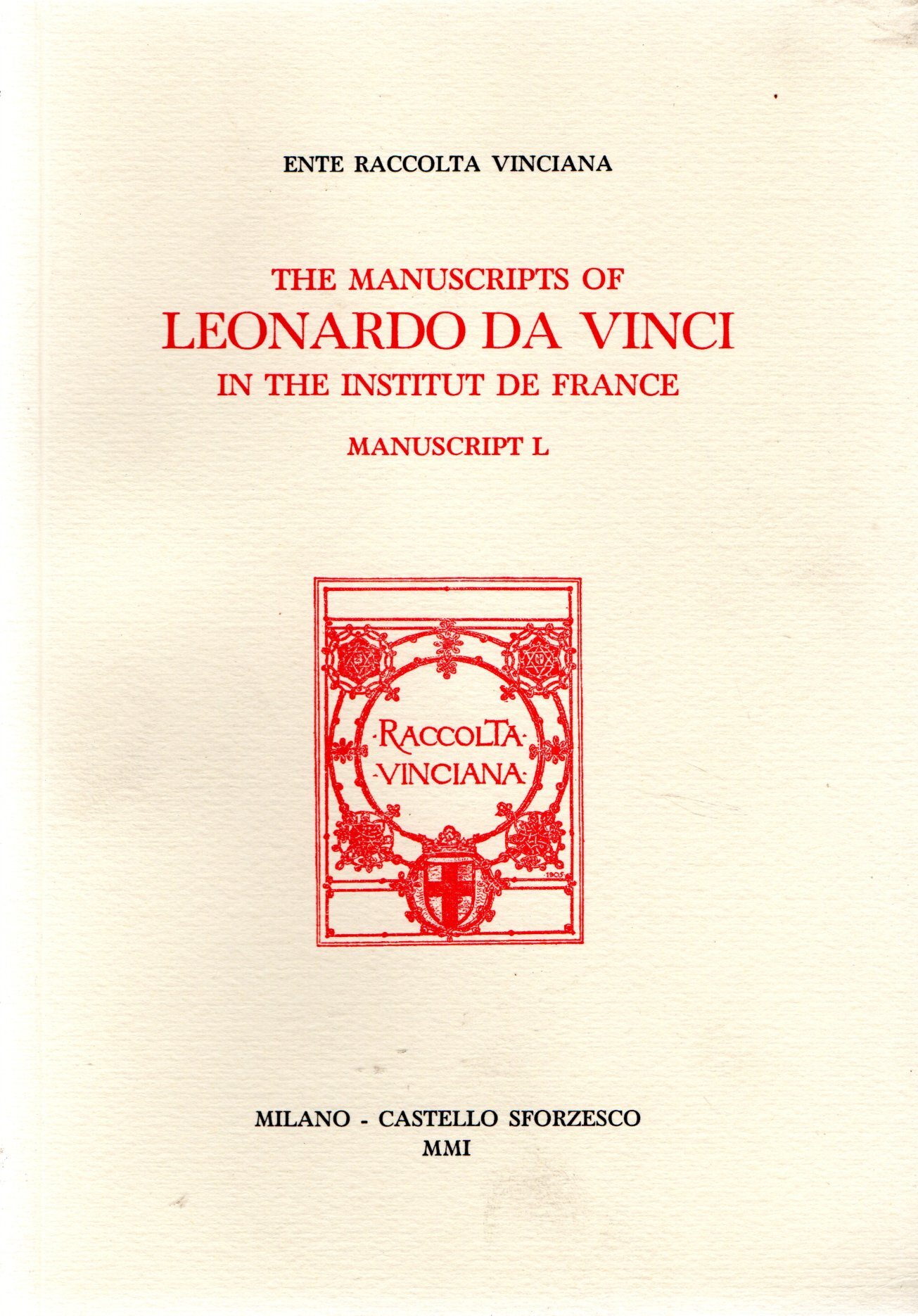 The Manuscripts of Leonardo da Vinci in the Institut de …