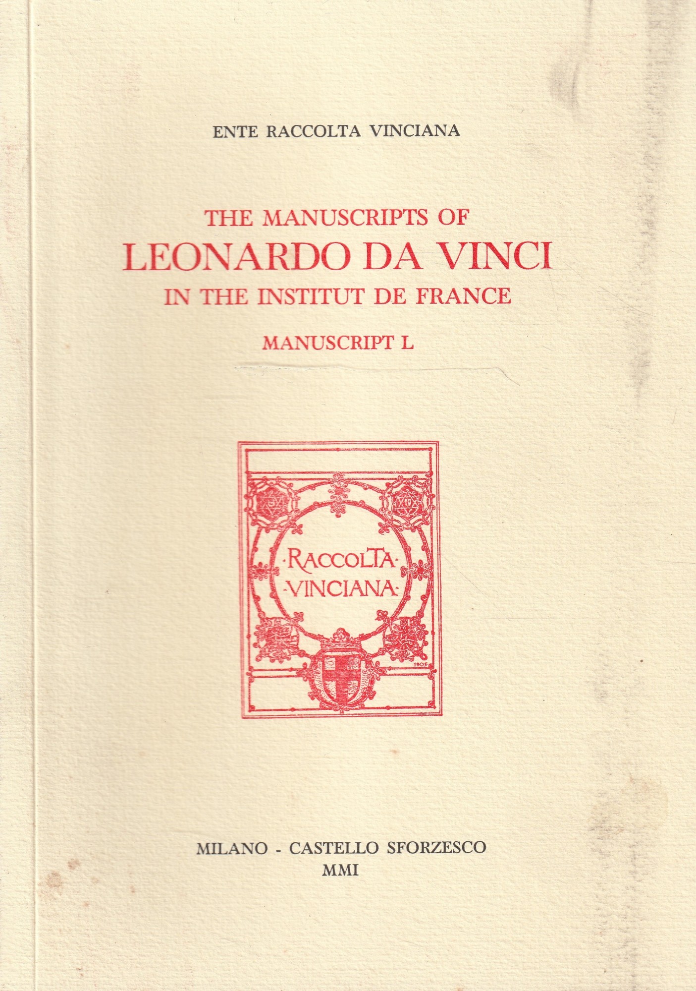 The manuscripts of Leonardo da Vinci in the institut de …