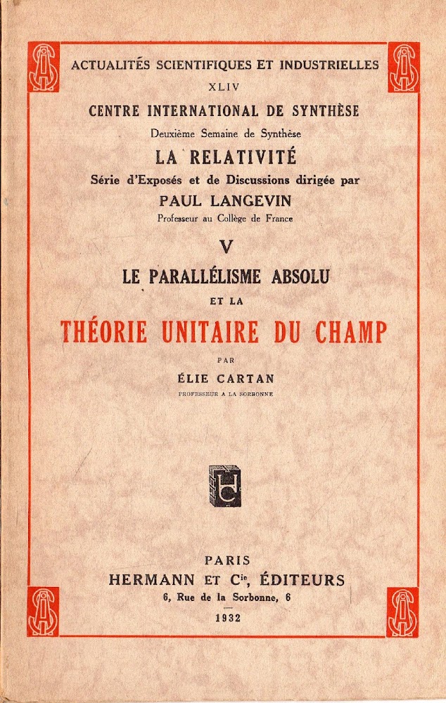 Théorie Unitaire du Champ