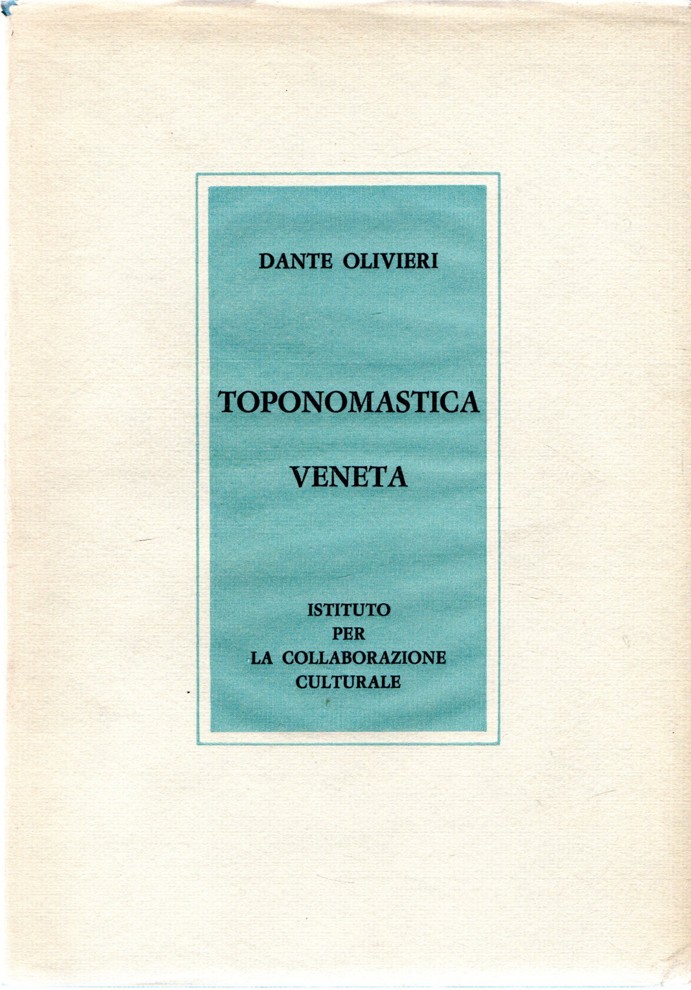 Toponomastica veneta
