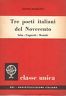Tre poeti italiani del Novecento