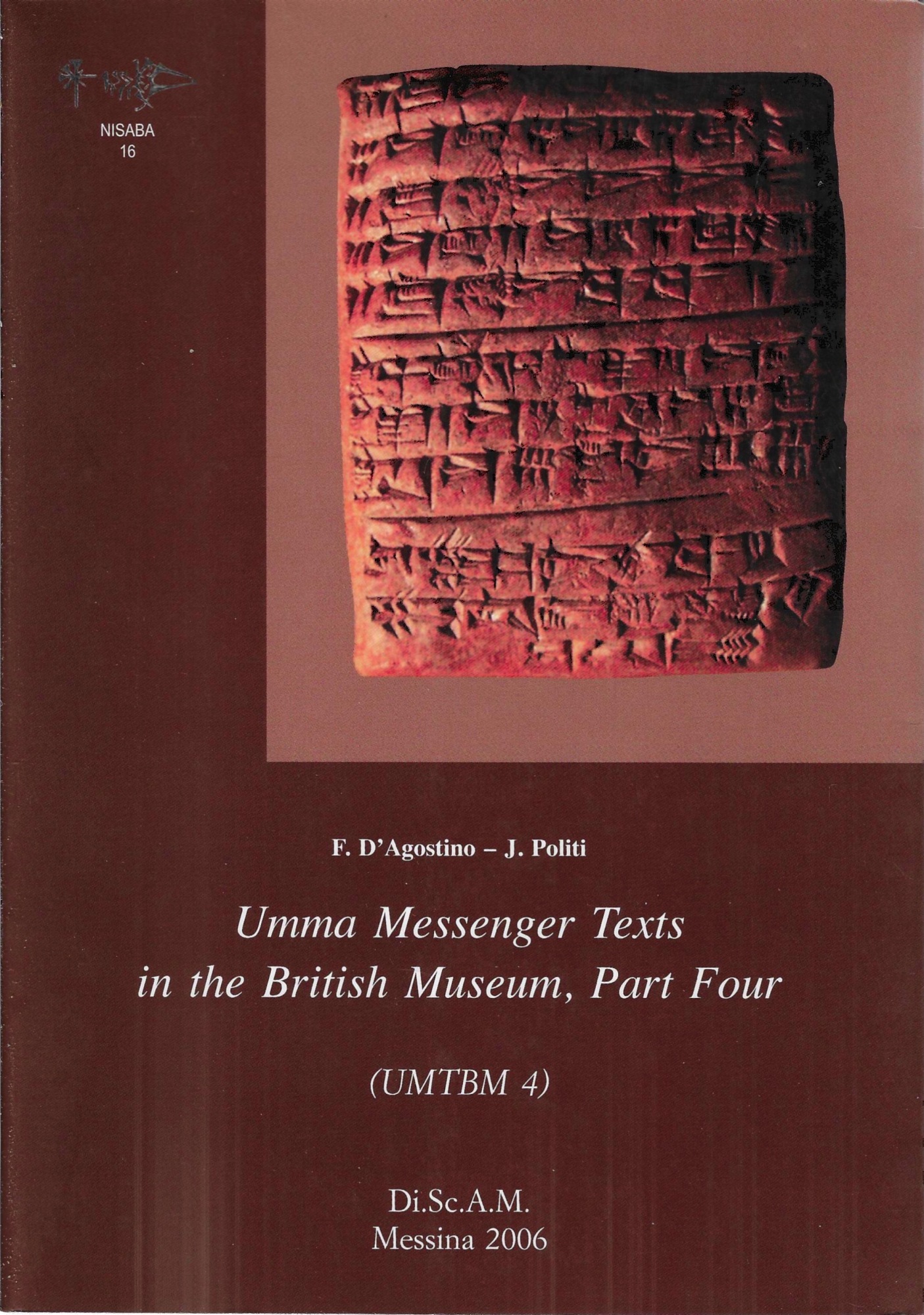 Umma Messenger Texts in the British Museum, Part Four (UMTBM …